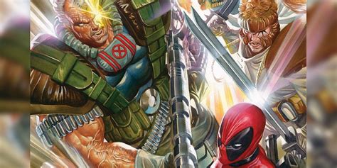 Deadpool And Cable Get Realistic Art From Alex Ross