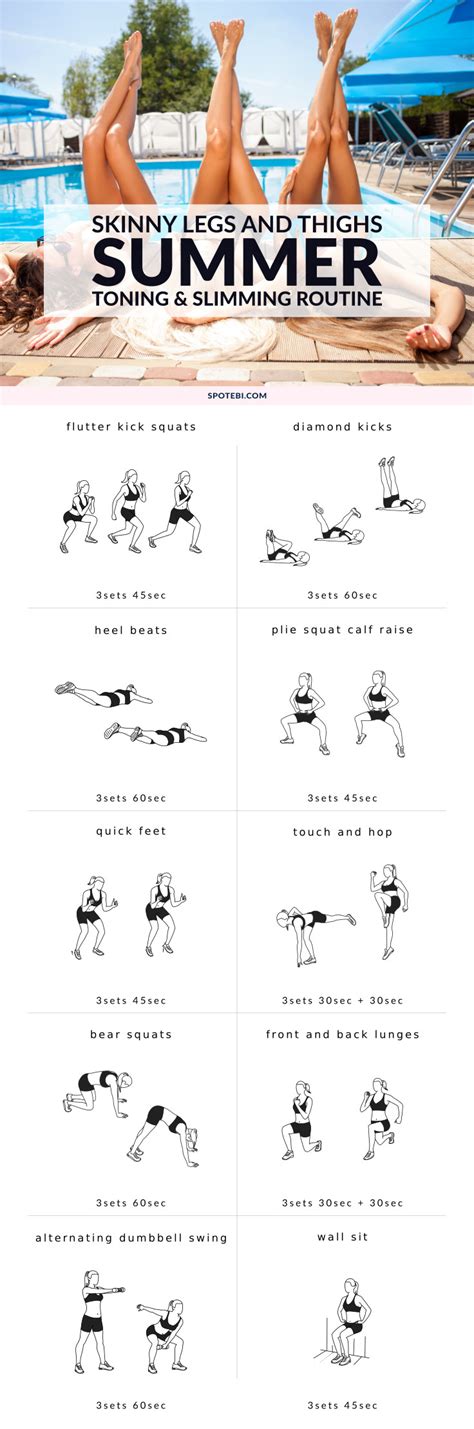 Skinny Legs Workout Slim And Toned Legs For Summer