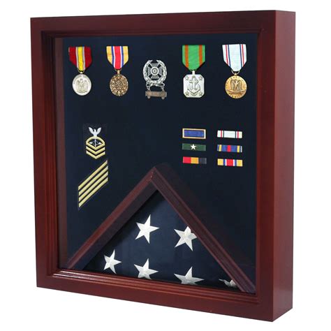 Explore completed military shadow boxes and flag display cases for military retirements and memorabilia by greg seitz woodworking. Military Shadow Box & 3X5 Flag Case