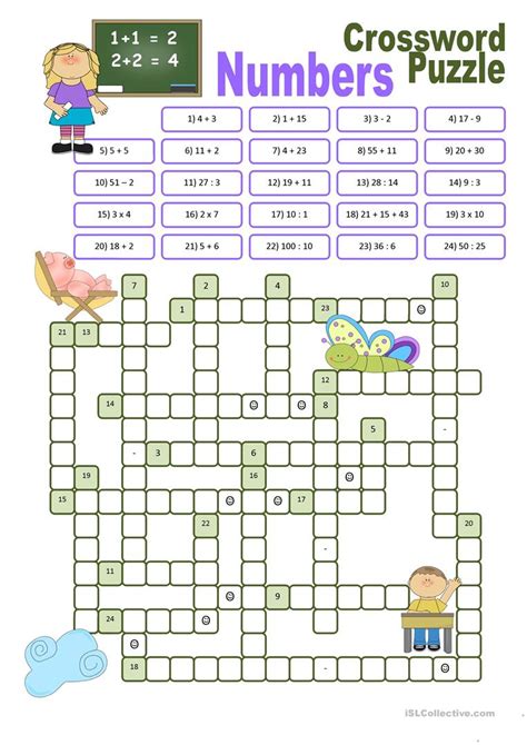 Esl Crosswords Puzzles