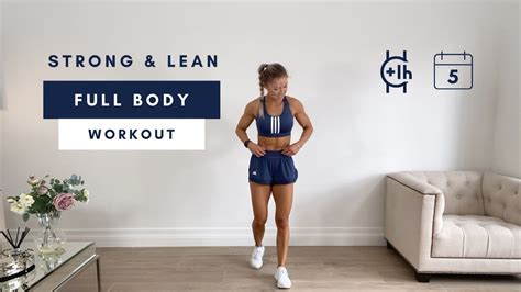 1 Hour Full Body Workout Strong And Lean Series Day 5 Youtube