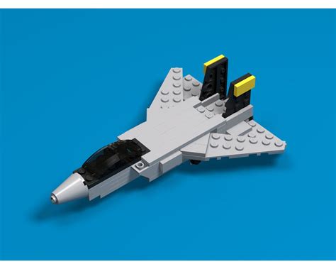Lego Moc Fighter Plane 6b Micro F 14 By Psiborgvip Rebrickable