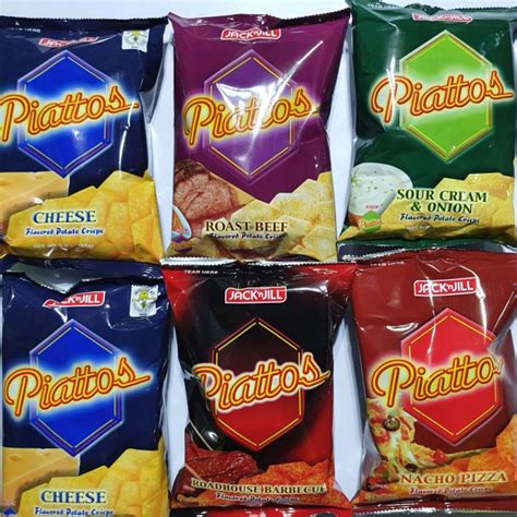 Pack Of 6 Piattos All Flavor 85g Shopee Philippines