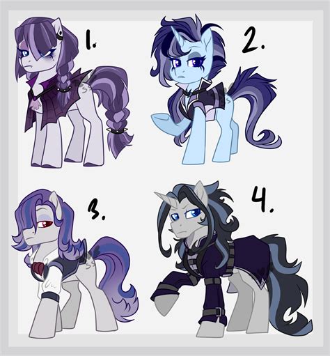 Gothic Ponies Adopts Auction Closed By Sapphirescarletta On Deviantart