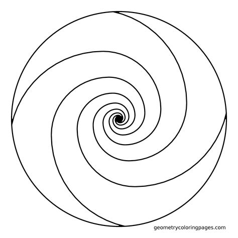 Spiral Coloring Pages At Free Printable Colorings