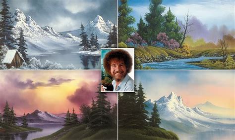 The Artworks Of Bob Ross Are Being Exhibited In A New Solo Show Daily