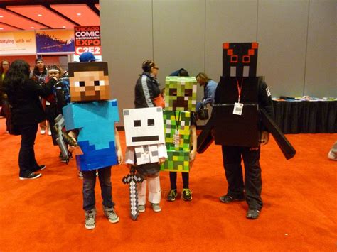 Minecraft Cosplays At C2e2 2013 By Linksliltri4ce On Deviantart Bad