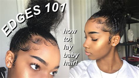 Edges 101 How I Lay My Baby Hair Tutorial Youtube