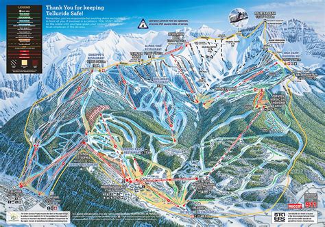 Maps Telluride Colorado Colorado Skiing Telluride Ski Resort