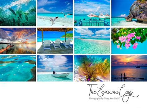 Exuma Cays Bahamas Monthly Wall Calendar 2022 2023 Calendar Etsy