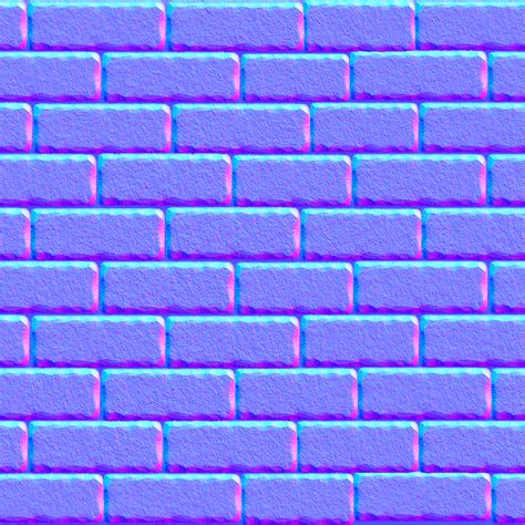 Seamless Brick Rock Wall Normal Map By Zabacar On Deviantart