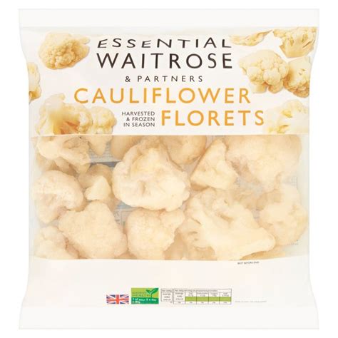 Essential Waitrose Frozen Cauliflower Florets Ocado