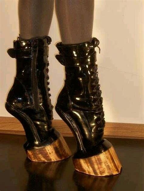 Really Fugly Heels Boots Hoof Shoes