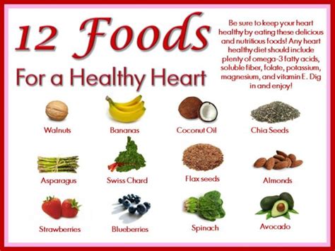 12 Foods For A Healthy Heart Winston Medical Center