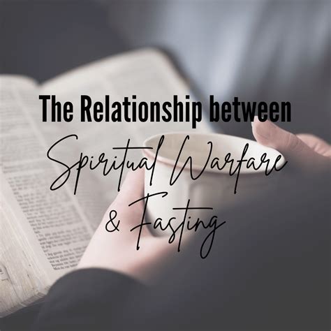 The Relationship Between Fasting And Spiritual Warfare — Cups To Crowns