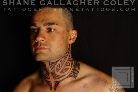 Koru Tattoo Maori Neck Tattoota Moko