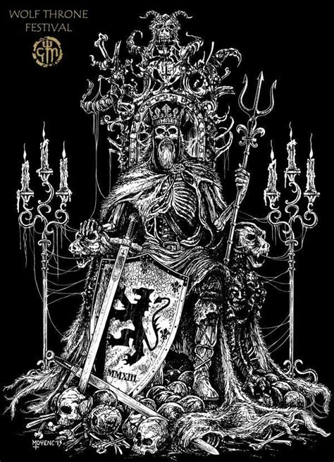 Viking Power  Terror King Tattoos Satanic Art Dark Artwork Evil