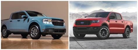 2022 Ford Maverick Vs The 2022 Ford Ranger Which Best Suits Your Needs