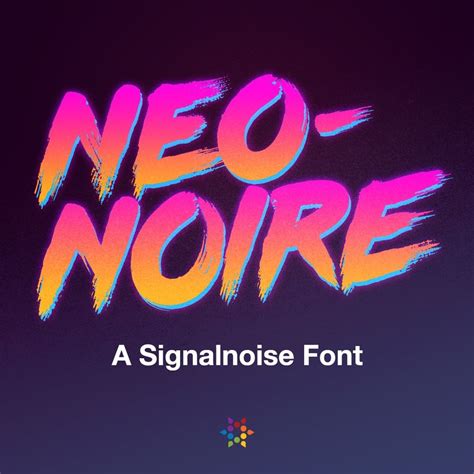 Image Of Neo Noire Font Neo Noir Neo Fonts