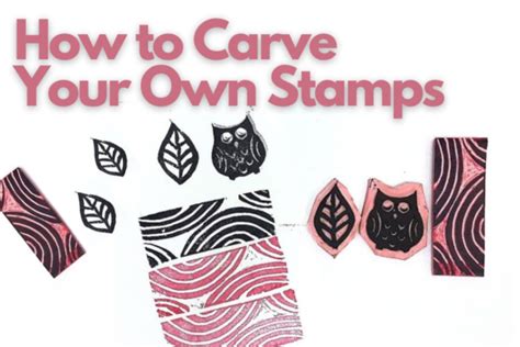 Online How To Carve Your Own Stamps Course · Creative Fabrica