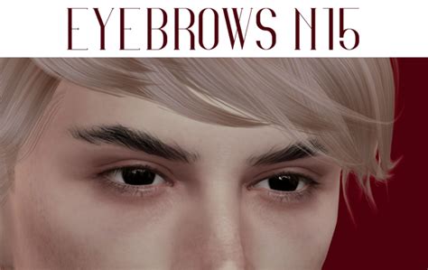 Ts4 Cc Finds — Obscurus Sims Eyebrows N15 16 17 24 Colors