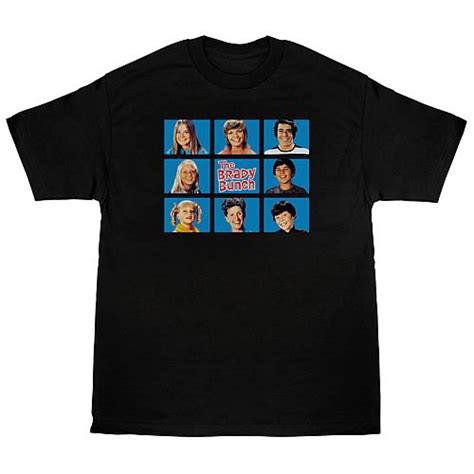 The Brady Bunch Cast Squares T Shirt Entertainment Earth