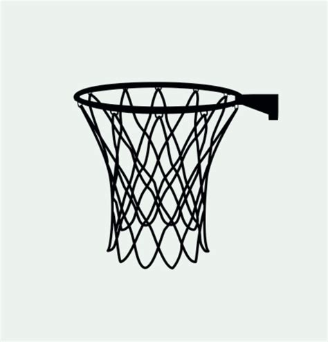 Basketball Net Silhouette Vector Download Free Vectors Clipart