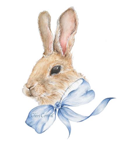 Watercolor Easter Bunny Clipart For Creative Easter Projects