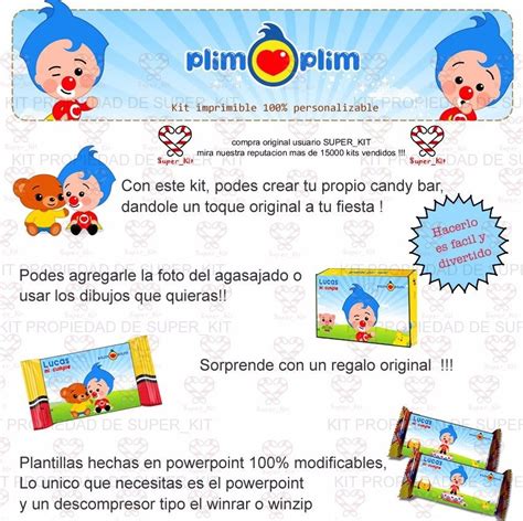 Kit Imprimible Payaso Plim Plim 5000 En Mercado Libre D26