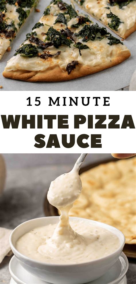 Creamy Garlic White Pizza Sauce Lifestyle Of A Foodie