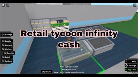 Roblox Retail Tycoon Infinity Cash Youtube