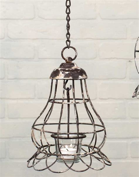 Mini Bell Hanging Metal Votive Candle Holder Candle