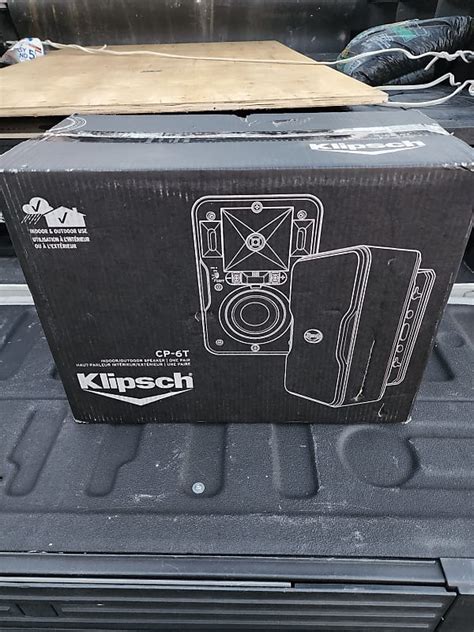 Klipsch Cp 6t 70 Indoor Outdoor Speakers Black Reverb