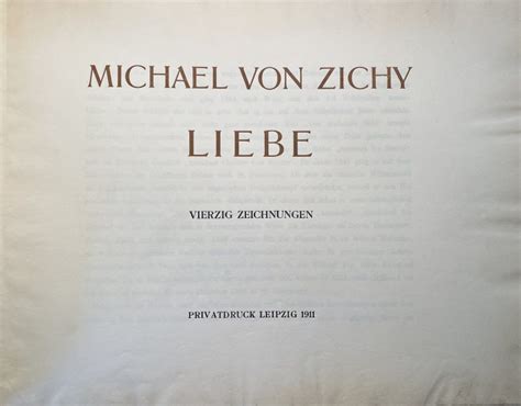 Michael Von Zichy Liebe Vierzig Zeichnungen Leipzig Privatdruck Varshavsky Collection
