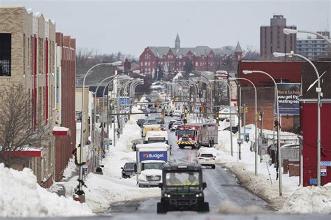 Buffalo Roads Reopen As Search For Storm Victims Continues