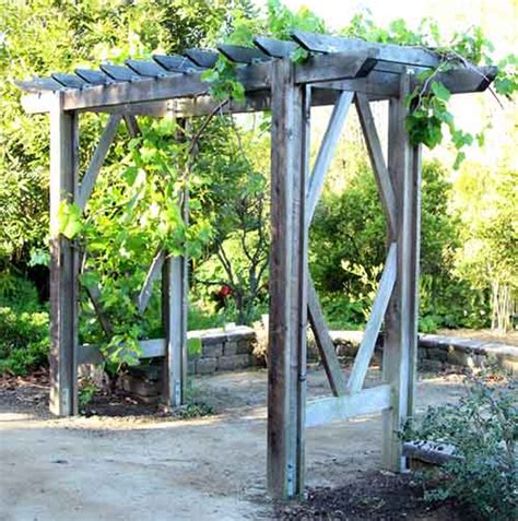 Find something else to build where the play structure w… DIY Grape Arbor: Free Building Plan - Lil Moo Creations