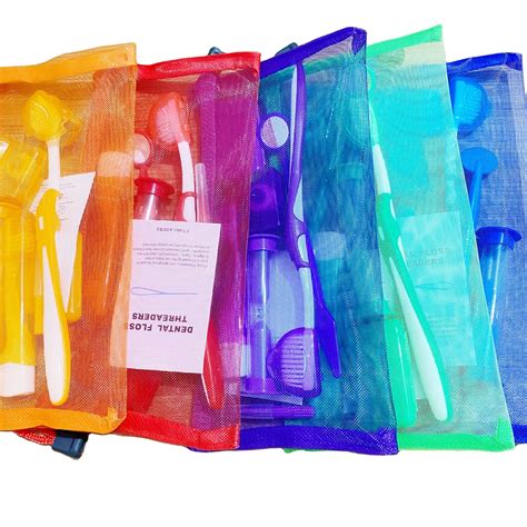 8 Pieces Orthodontic Patient Kit Dental Ortho Oral Care Hygiene Kits Wannadental