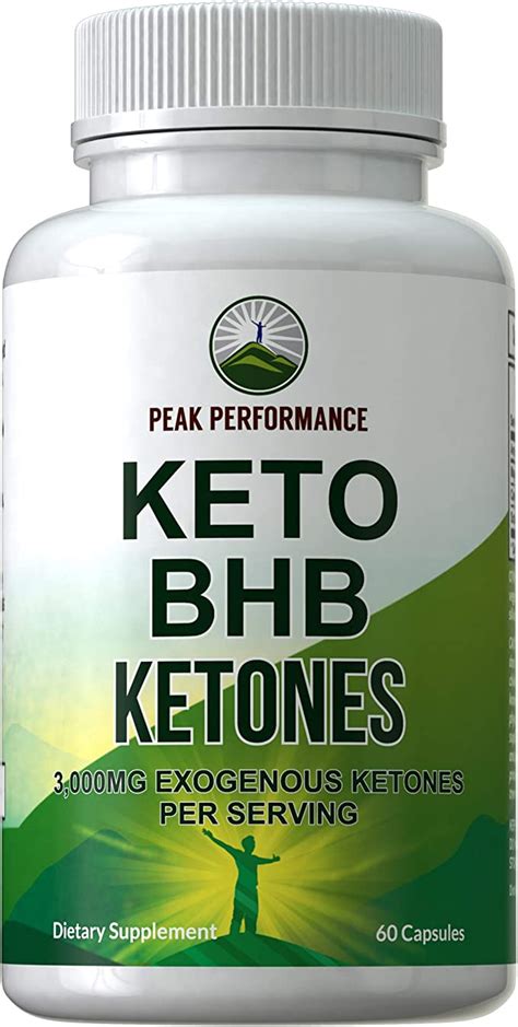 Keto Bhb Exogenous Ketones Capsules By Peak Performance Best Keto Diet Pills
