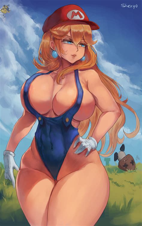 Princess Peach In Mario Outfit By Shexyo Hentai Foundry