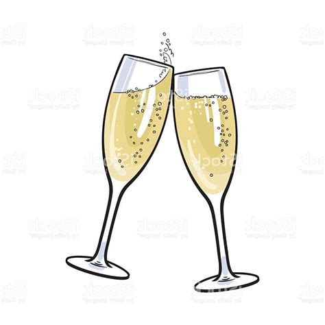 Champagne Glasses Toasting Clipart 69px Image 9