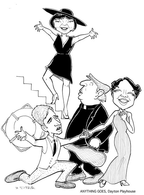 Theatre caricatures, Caricature of actors performing in plays Follow the instructions below to dramatically improve your.