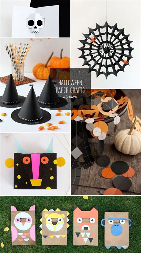 20 Diy Paper Halloween Decorations Homyhomee