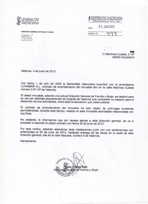 Carta Aviso De Desalojo De Inmueble Top Quotes K