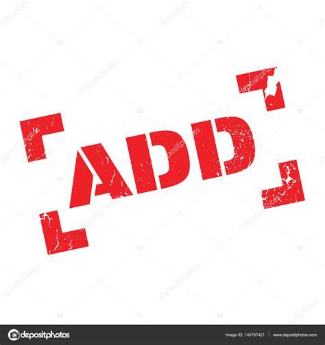 Add Rubber Stamp Stock Vector Image By ©lkeskinen0 145767421
