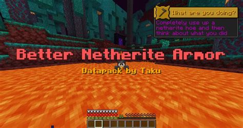 Better Netherite Datapack By Taku Minecraft Data Pack