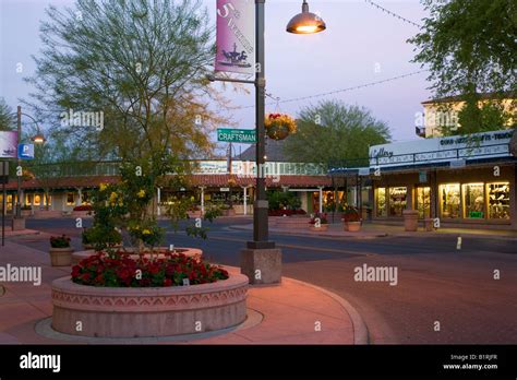 Downtown Scottsdale High Resolution Stock Photography And Images Alamy