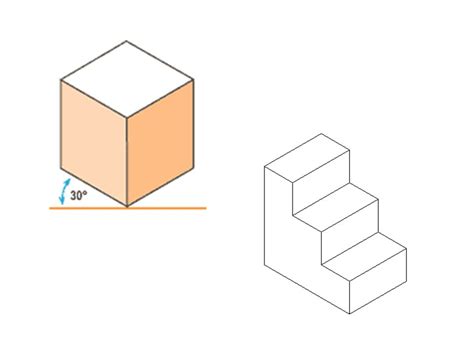 3 Views Of Isometric Drawing Free Download On Clipartmag