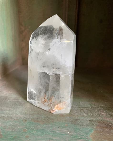 It is made from nether quartz and used primarily for decorative purposes. Clear Quartz Crystal Pillar - Badawang Art