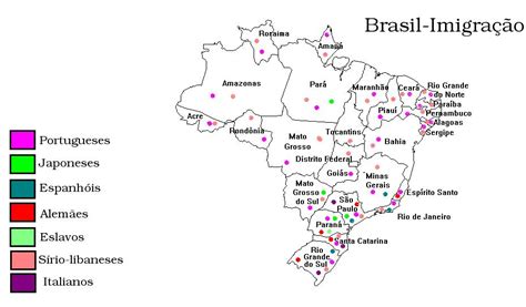 Blog Da Aluna Laura Da Escola Castro Alves Geografia Mapa Da Imigra O
