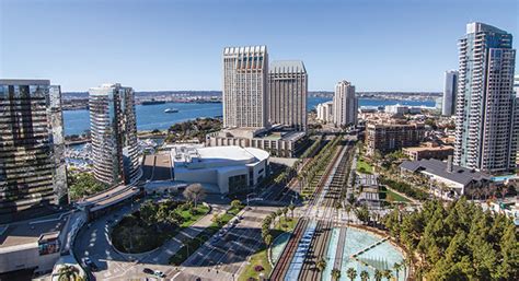 Harbor club condos sit adjacent to the martin luther king promenade, a beautifully landscaped linear park that is a favorite for pedestrians, joggers, and dog walkers. San Diego's tallest buildings - higher and higher | San ...